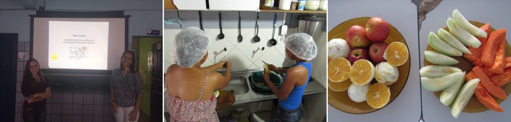 Registros da primeira Oficina de Alimentação e Cultura da Escola Estadual Visconde de Mauá, em Salvador-BA.
